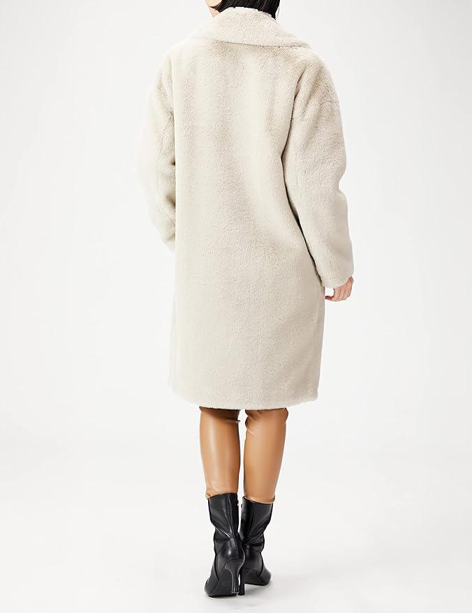 Amazon | [ヘルノ] フェイクファーコート 【公式】 新エコファーロング